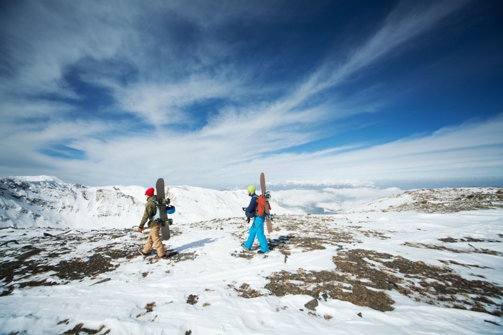 Snowboarding in Kashmir